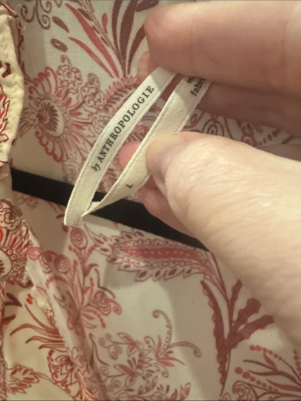 Anthropologie lightweight cream